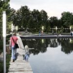 06.03.2021. Mniów. Wizualizacja centrum / Gmina Mniów