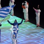 04.02.2022. Pekin. Ceremonia otwarcia Igrzysk Olimpijskich Pekin 2022 / Jerome Favre / PAP/EPA