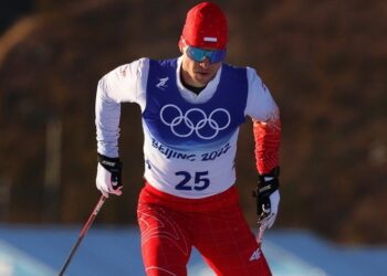 08.02.2022. Pekin. Na zdjęciu Maciej Staręga - biegacz narciarski / JEON HEON-KYUN / EPA