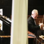 12.02.2022 Kielce. Koncert  w Zespole Państwowych Szkół Muzycznych im. Ludomira Różyckiego.  Lwowska Orkiestra Kameralna "Akademia". Dyryguje Igor Pylatyuk. Za fortepianem Hanna Derej / Jarosław Kubalski / Radio Kielce