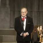 12.02.2022 Kielce. Koncert  w Zespole Państwowych Szkół Muzycznych im. Ludomira Różyckiego.  Lwowska Orkiestra Kameralna Koncert Lwowskiej Orkiestry Kameralnej "Akademia". Dyrektor szkoły Artur Jaroń / Jarosław Kubalski / Radio Kielce