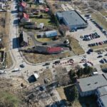 24.02.2022 Kielce. Ulica Domaszowska. Remont. Skrzyżowanie z ulicami Poleską i Żniwną / Jarosław Kubalski / Radio Kielce