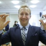 03.02.2022. Kielce. Politechnika Świętokrzyska finał dwunastej edycji konkursu Student-Wynalazca. Na zdjęciu: Jakub Szczerba / Jarosław Kubalski / Radio Kielce