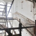 03.02.2022 Kielce. Teatr im. Stefana Żeromskiego. Remont / Jarosław Kubalski / Radio Kielce