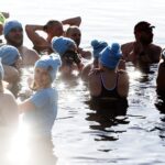 12.02.2022. Morawica. Zalew. Morsowanie / Jarosław Kubalski / Radio Kielce