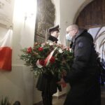 13.02.2022. Święty Krzyż. Obchody 159. rocznicy bitwy pod Świętym Krzyżem. Na zdjęciu: Marek Bogusławski - wicemarszałek województwa świętokrzyskiego / Jarosław Kubalski / Radio Kielce