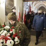 13.02.2022. Święty Krzyż. Obchody 159. rocznicy bitwy pod Świętym Krzyżem. Na zdjęciu: Zbigniew Koniusz - wojewoda świętokrzyski / Jarosław Kubalski / Radio Kielce