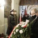 13.02.2022. Święty Krzyż. Obchody 159. rocznicy bitwy pod Świętym Krzyżem. Na zdjęciu: Andrzej Gąsior - burmistrz Nowej Słupi / Jarosław Kubalski / Radio Kielce