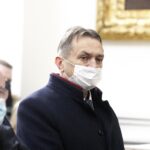 13.02.2022. Święty Krzyż. Obchody 159. rocznicy bitwy pod Świętym Krzyżem. Na zdjęciu: Mirosław Gębski - starosta kielecki / Jarosław Kubalski / Radio Kielce