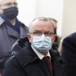 13.02.2022. Święty Krzyż. Obchody 159. rocznicy bitwy pod Świętym Krzyżem. Na zdjęciu: Marek Bogusławski - wicemarszałek województwa świętokrzyskiego / Jarosław Kubalski / Radio Kielce