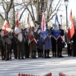 14.02.2022 Kielce. 80 rocznica przemianowania ZWZ w AK. Uroczystości pod pomnikiem AK na skwerze Żeromskiego / Jarosław Kubalski / Radio Kielce