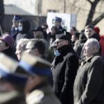 14.02.2022 Kielce. 80 rocznica przemianowania ZWZ w AK. Uroczystości pod pomnikiem AK na skwerze Żeromskiego / Jarosław Kubalski / Radio Kielce