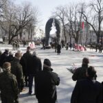 14.02.2022 Kielce. 80 rocznica przemianowania ZWZ w AK. Uroczystości pod pomnikiem AK na skwerze Żeromskiego / Jarosław Kubalski / Radio Kielce