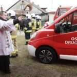 20.02.2022 Drugnia.Uroczystości włączenia OSP do Krajowego Systemu Ratowniczo-Gaśniczego i poświecenie wozu strażackiego / Jarosław Kubalski / Radio Kielce