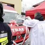 20.02.2022 Drugnia.Uroczystości włączenia OSP do Krajowego Systemu Ratowniczo-Gaśniczego i poświecenie wozu strażackiego / Jarosław Kubalski / Radio Kielce