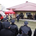 20.02.2022 Drugnia.Uroczystości włączenia OSP do Krajowego Systemu Ratowniczo-Gaśniczego i poświecenie wozu strażackiego / Jarosław Kubalski / Radio Kielce