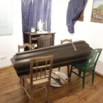 21.02.2022 Kielce. Dworek Laszczyków. Wystawa "Obraz codzienności, codzienność w obrazie. Fragmenty z życia na wsi w sztuce ludowej" / Jarosław Kubalski / Radio Kielce