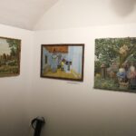 21.02.2022 Kielce. Dworek Laszczyków. Wystawa "Obraz codzienności, codzienność w obrazie. Fragmenty z życia na wsi w sztuce ludowej" / Jarosław Kubalski / Radio Kielce