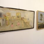 21.02.2022 Kielce. Dworek Laszczyków. Wystawa "Obraz codzienności, codzienność w obrazie. Fragmenty z życia na wsi w sztuce ludowej" / Jarosław Kubalski / Radio Kielce