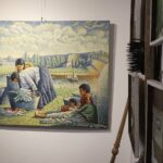 21.02.2022 Kielce. Dworek Laszczyków. Wystawa "Obraz codzienności, codzienność w obrazie. Fragmenty z życia na wsi w sztuce ludowej" / Jarosław Kubalski / Radio Kielce