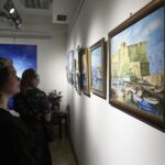 24.02.2022 Kielce. Muzeum Historii Kielc. Wystawa malarstwa Alicji Wikło / Jarosław Kubalski / Radio Kielce