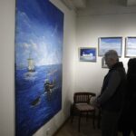 24.02.2022 Kielce. Muzeum Historii Kielc. Wystawa malarstwa Alicji Wikło / Jarosław Kubalski / Radio Kielce