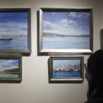 24.02.2022 Kielce. Muzeum Historii Kielc. Wystawa malarstwa Alicji Wikło / Jarosław Kubalski / Radio Kielce