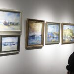 24.02.2022 Kielce. Muzeum Historii Kielc. Wystawa malarstwa Alicji Wikło / Jarosław Kubalski / Radio Kielce