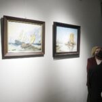 24.02.2022 Kielce. Muzeum Historii Kielc. Wystawa malarstwa Alicji Wikło / Jarosław Kubalski / Radio Kielce