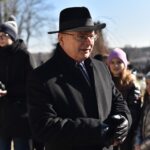 14.02.2022. Końskie. Uroczystości 80. rocznica powstania Armii Krajowej. Na zdjęciu: Krzysztof Obratanski - burmistrz Końskich / Magdalena Galas-Klusek / Radio Kielce