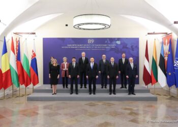 25.02.2022 Warszawa. Szczyt przywódców państw Bukaresztańskiej Dziewiątki (B9) / Marek Borawski / KPRP
