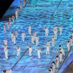 04.02.2022. Pekin. Ceremonia otwarcia Igrzysk Olimpijskich Pekin 2022 / Grzegorz Momot / PAP