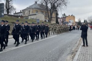 27.02.2022. Opatów. Otwarcie Skweru Żołnierzy Niezłomnych / Emilia Sitarska / Radio Kielce