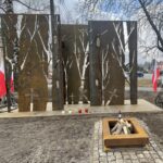 27.02.2022. Opatów. Otwarcie Skweru Żołnierzy Niezłomnych / Emilia Sitarska / Radio Kielce