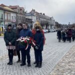 20.02.2022. Opatów. Upamiętnienie rocznic wybuchu Powstania Styczniowego i Bitwy Opatowskiej / Emilia Sitarska / Radio Kielce