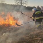 pożar traw / OSP KSRG Ruda Maleniecka