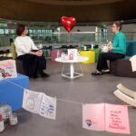 „Poczytalnia TV”. Na zdjęciu (od lewej): Urszula Młodnicka i Anna Roży - TVP3 Kielce / TVP3 Kielce