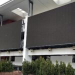 07.02.2022. Kielce. Parking Centrum - telebimy / Wiktor Taszłow / Radio Kielce