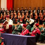 22.02.2022. Warszawa. Uniwersytet Muzyczny Fryderyka Chopina. Na zdjęcu (przemawia): prof. dr hab. Klaudiusz Baran / Kielecki Teatr Tańca