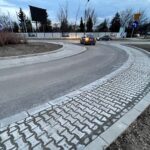 26.02.2022. Kielce. Zawrotka na ulicy Bohaterów Warszawy / Wiktor Taszłow / Radio Kielce