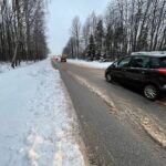 02.02.2022. Droga powiatowa Kielce - Zagnańsk / Wiktor Taszłow / Radio Kielce