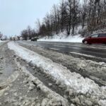 02.02.2021. Droga krajowa nr 74 w okolicach Miedzianej Góry / Wiktor Taszłow / Radio Kielce