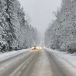 02.02.2022. Droga powiatowa Kielce - Zagnańsk / Wiktor Taszłow / Radio Kielce