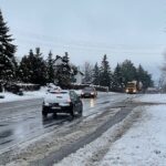 02.02.2021. Droga krajowa nr 74 w okolicach Miedzianej Góry / Wiktor Taszłow / Radio Kielce