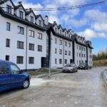 12.02.2022. Sandomierz. Blok przy ulicy Okrzei / Grażyna Szlęzak-Wójcik / Radio Kielce