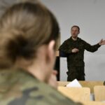 25.02.2022 Kielce. Szkolenie saperów / ppor. Daniel Woś / ŚBOT