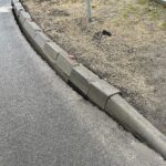 09.02.2022. Kielce. Popękany asfalt na ulicy Witosa / Wiktor Taszłow / Radio Kielce