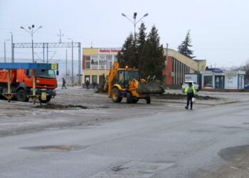 12.02.2022. Starachowice Zachodnie. Budowa centrum przesiadkowego / UM Starachowice