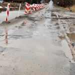 07.02.2022. Kielce ul. Zagnańska. Dziury w nawierzchni / Wiktor Taszłow / Radio Kielce