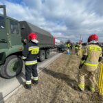 07.03.2022. Kielce. Kolizja na skrzyżowaniu ulic Krakowskiej i Kryształowej / Wiktor Taszłow / Radio Kielce